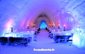 voyage sejour reveillon 2024 nouvel an 2024 finlande laponie ice hotel de glace photos