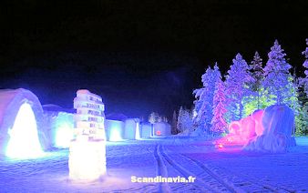 voyage sejour reveillon 2024 nouvel an 2024 finlande laponie ice hotel de glace